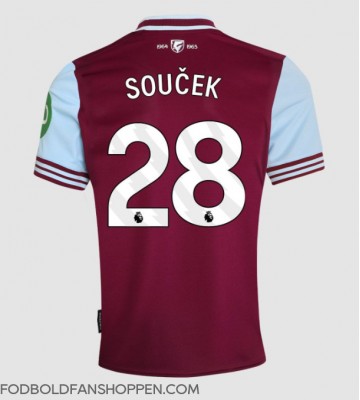West Ham United Tomas Soucek #28 Hjemmebanetrøje 2024-25 Kortærmet